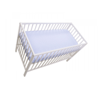 Cearceaf cu elastic MyKids Blue 120x60 fotografia produsului