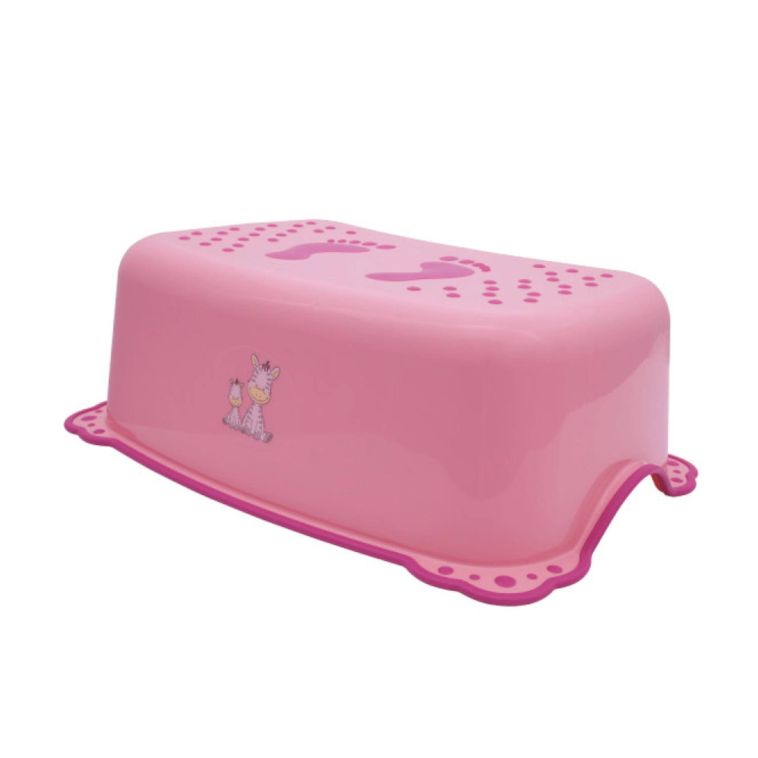 Taburet copii MyKids Zebra Pink antialunecare fotografia produsului