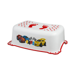 Taburet copii MyKids Cars White Red antialunecare fotografia produsului