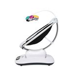 Fotoliu Balansoar Bebelusi 4MOMS MamaRoo 4.0 Plush Silver fotografia produsului View 4 S