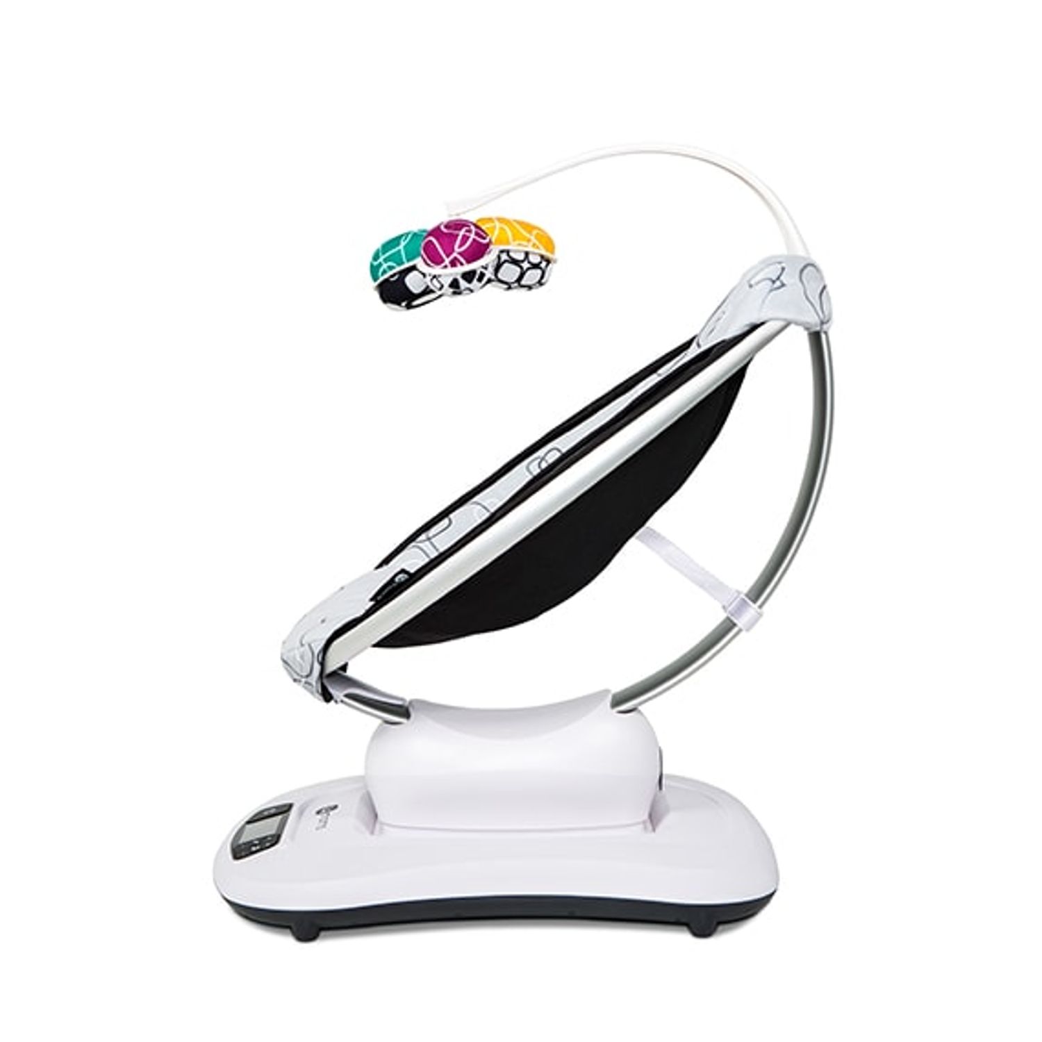 Fotoliu Balansoar Bebelusi 4MOMS MamaRoo 4.0 Plush Silver fotografia produsului View 4 L