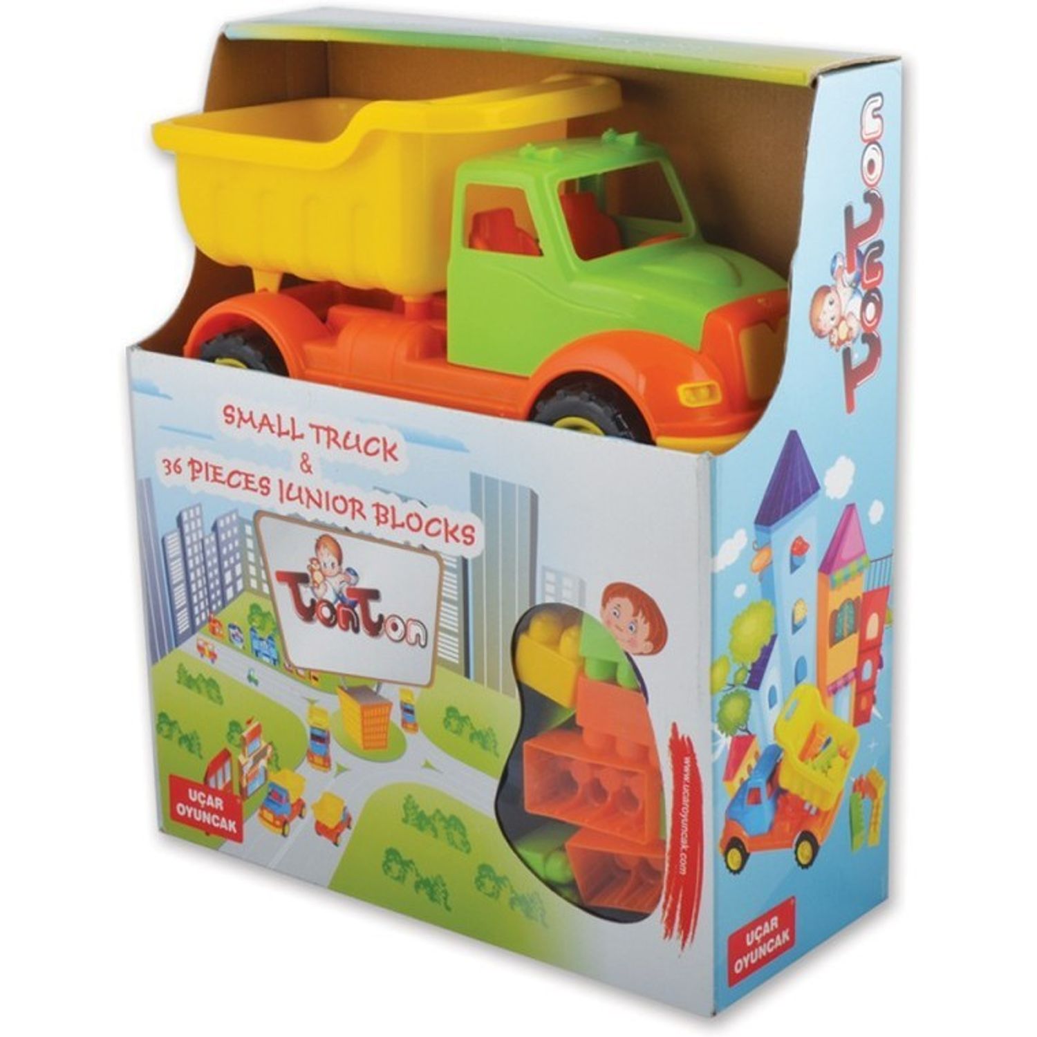 Autobasculanta 30 cm cu 36 piese constructie Ucar Toys UC103 fotografia produsului View 6 L