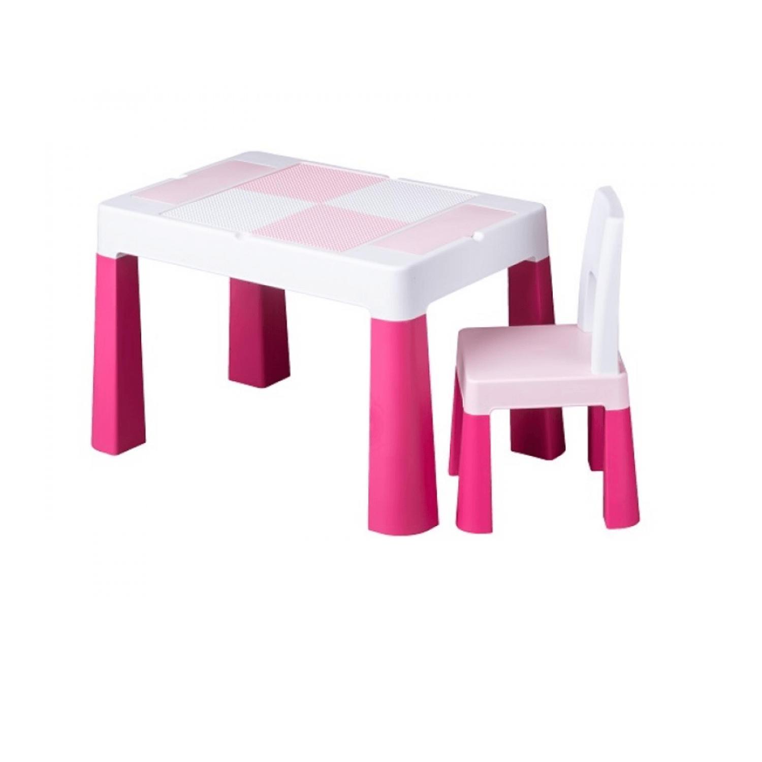 Set masuta cu scaun Tega Lego Multifun Roz fotografia produsului