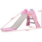 Tobogan MyKids Giraffe cu cos de baschet Pink fotografia produsului View 2 S