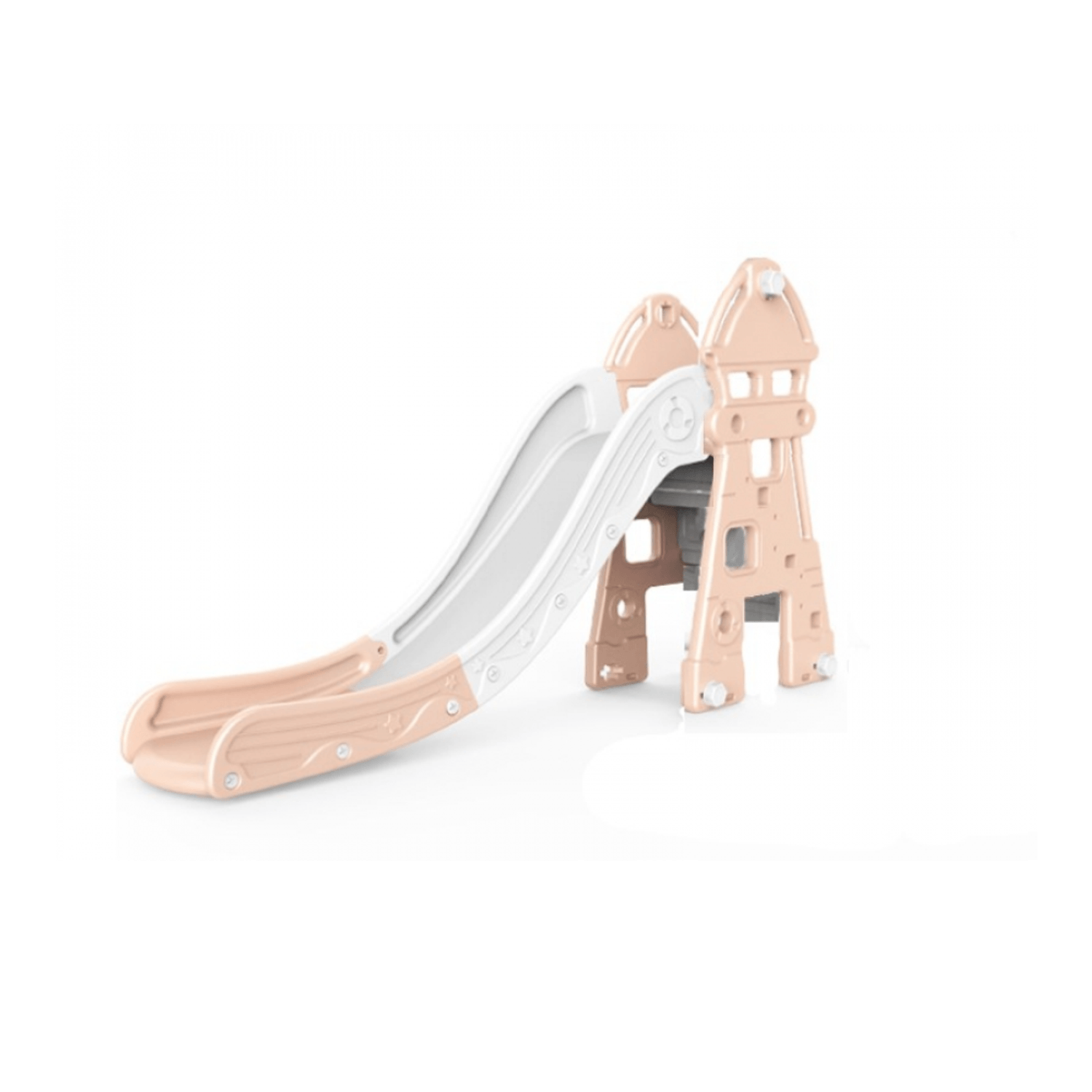 Tobogan MyKids Lighthouse cu cos de baschet Pink fotografia produsului
