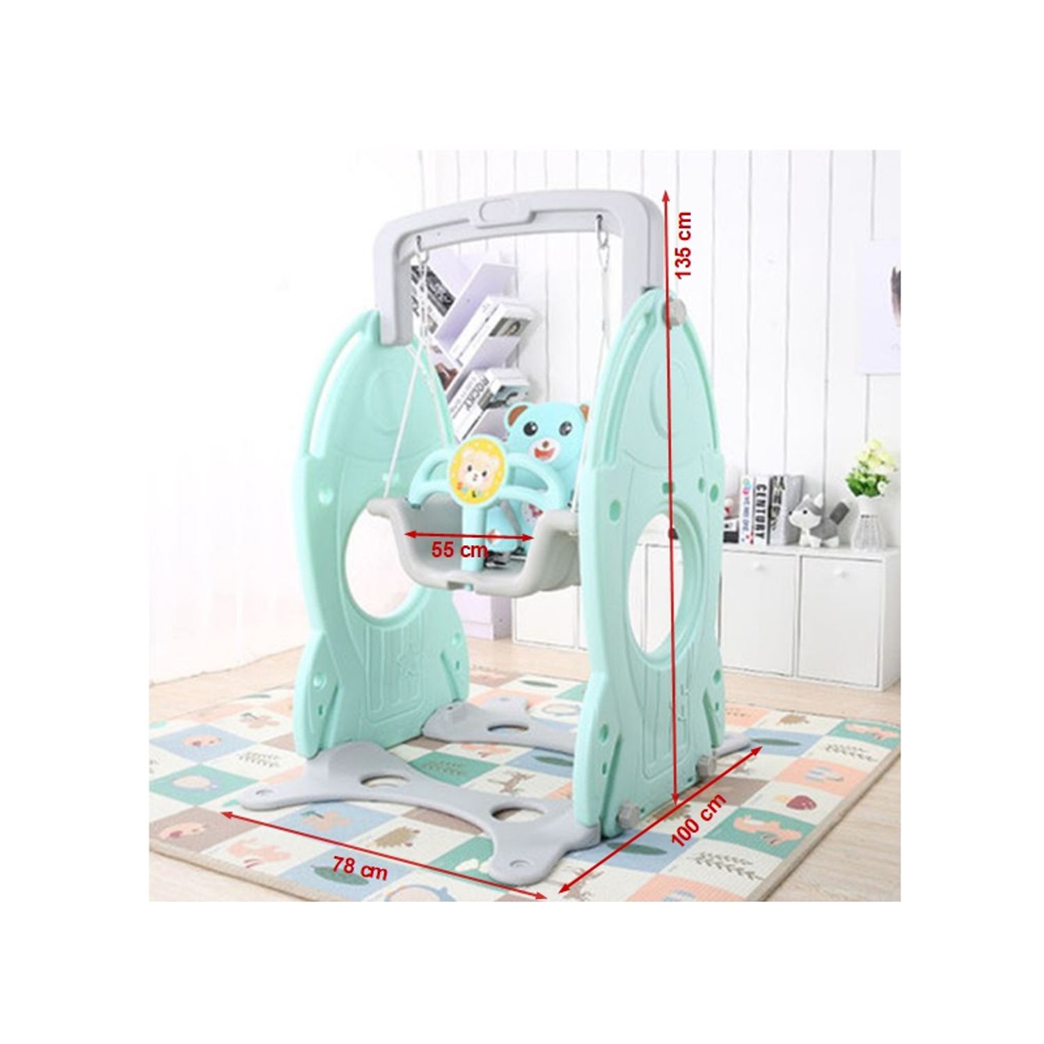 Leagan MyKids Racheta Blue fotografia produsului View 2 L