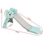 Tobogan MyKids Bear Turquoise 143 cm fotografia produsului View 3 S