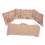 Lenjerie MyKids Bear On Moon Pink M2 4+1 Piese 140x70 fotografia produsului View 3 S