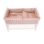 Lenjerie MyKids Bear On Moon Pink M2 4+1 Piese 140x70 fotografia produsului