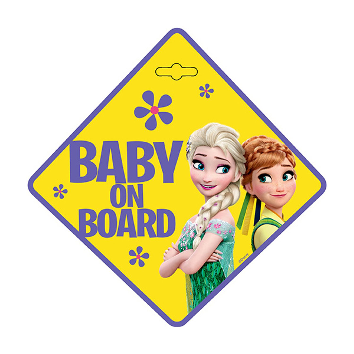 Semn de avertizare Baby on Board Frozen Seven SV9611 fotografia produsului View 2 L