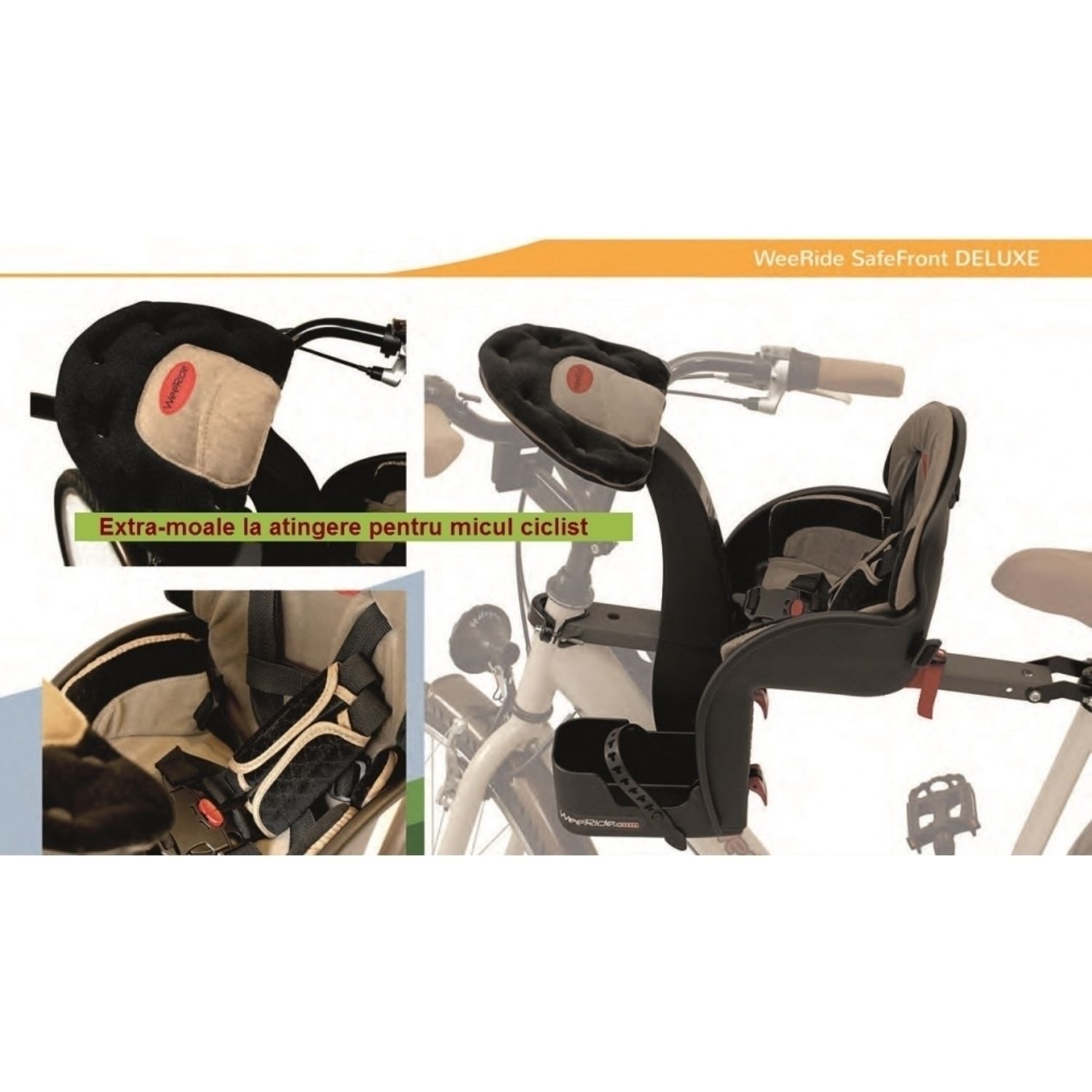 Scaun de bicicleta Deluxe WeeRide WR03 fotografia produsului View 9 L