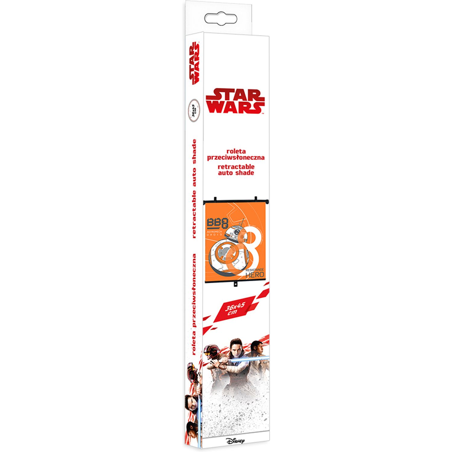 Parasolar auto retractabil Star Wars BB8 Seven SV9320 fotografia produsului View 3 L