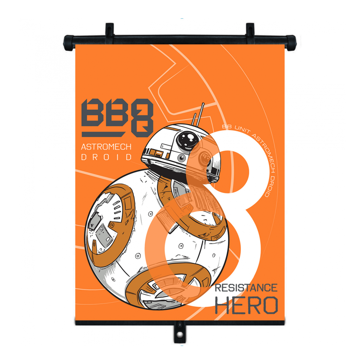 Parasolar auto retractabil Star Wars BB8 Seven SV9320 fotografia produsului