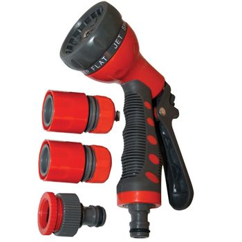 Set pistol pentru stropit cu 7 functii si accesorii, topgarden 380924