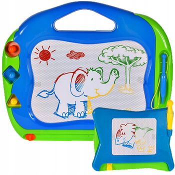Tabla de scric magnetica colorata 2 in 1, malplay 106298