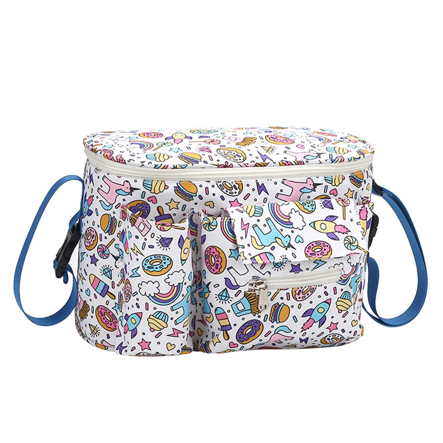 Geanta pentru mamici  Q (multicolor) Geanta pentru mamiciBebumi Q-Multicolor fotografia produsului