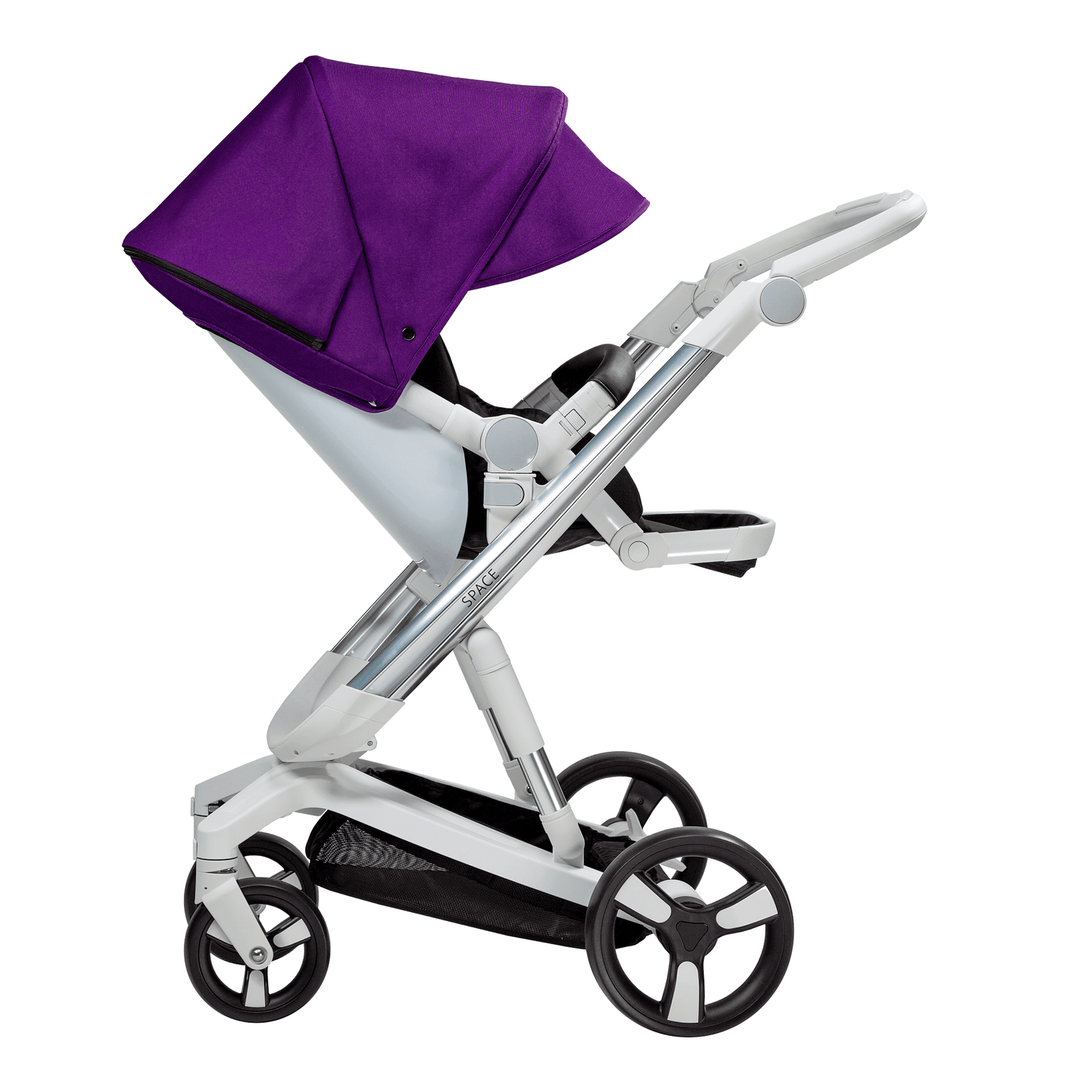 Carucior Bebumi Space (Purple) Carucior sport, Bebumi Space, Purple-Silver fotografia produsului View 6 L