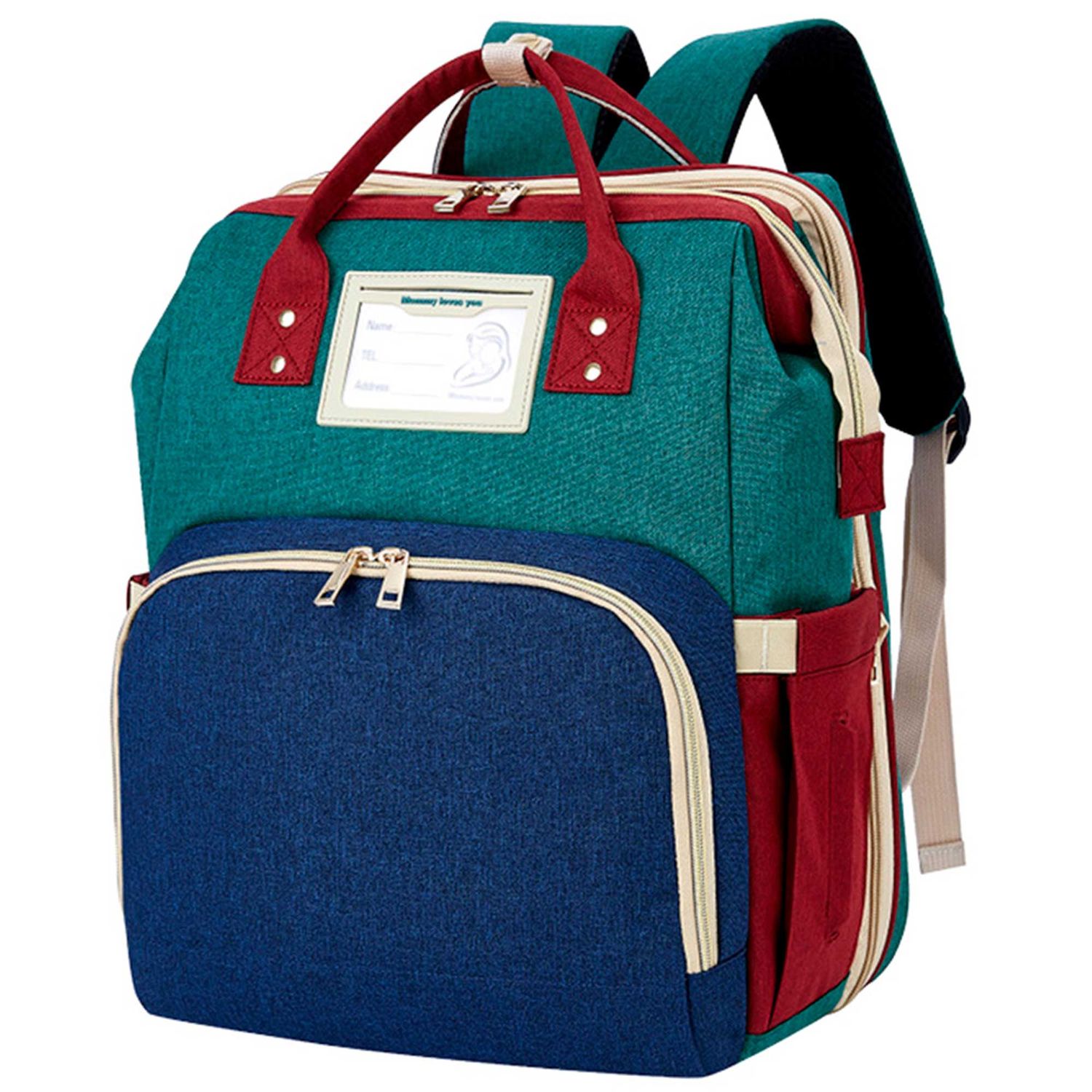 Rucsac pentru mamici F extensibil (multicolor) Rucsac pentru mamiciextensibil F Multicolor fotografia produsului