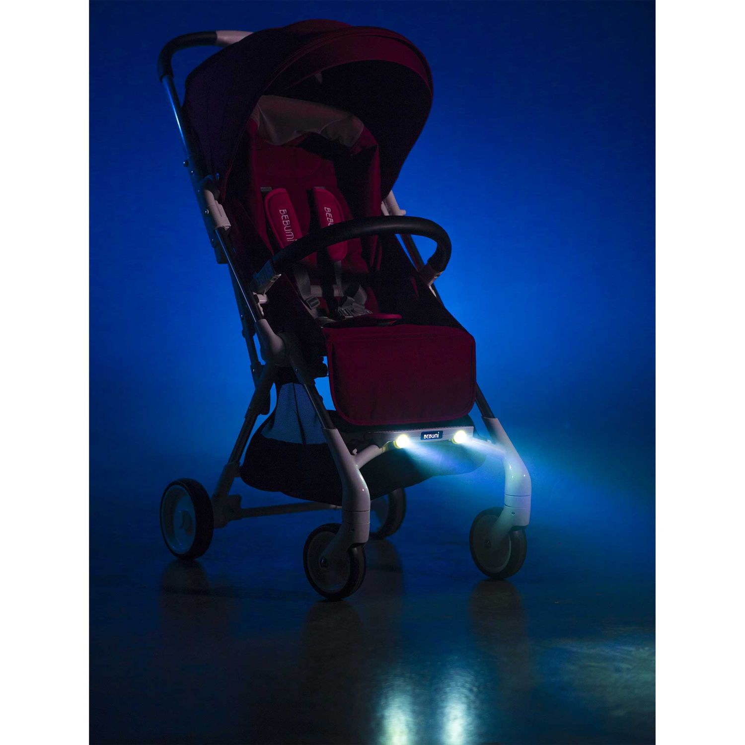 Carucior cu lumini de noapte Bebumi Spotlight (Pink + Gray) Carucior cu lumini de noapte Bebumi Spotlight Pink-Gray fotografia produsului View 3 L