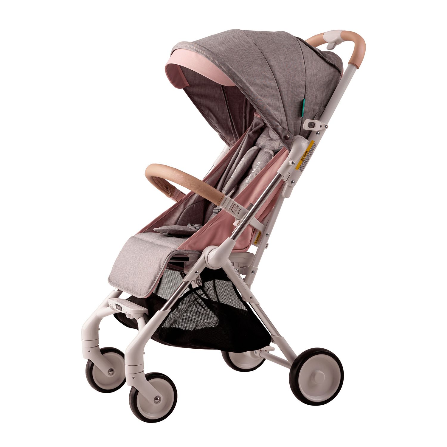 Carucior cu lumini de noapte Bebumi Spotlight (Pink + Gray) Carucior cu lumini de noapte Bebumi Spotlight Pink-Gray fotografia produsului