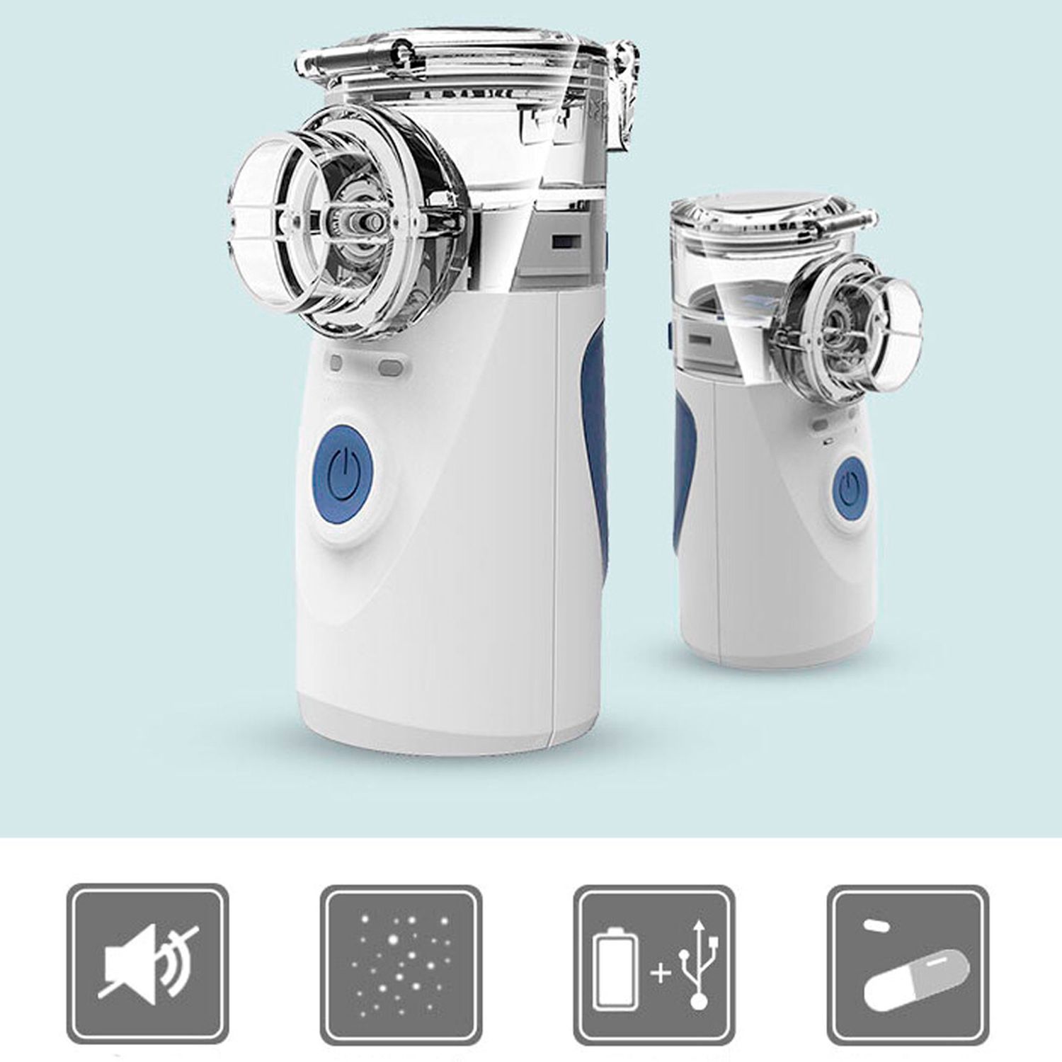 Aparat aerosoli JZ-491S (blue) fotografia produsului View 2 L
