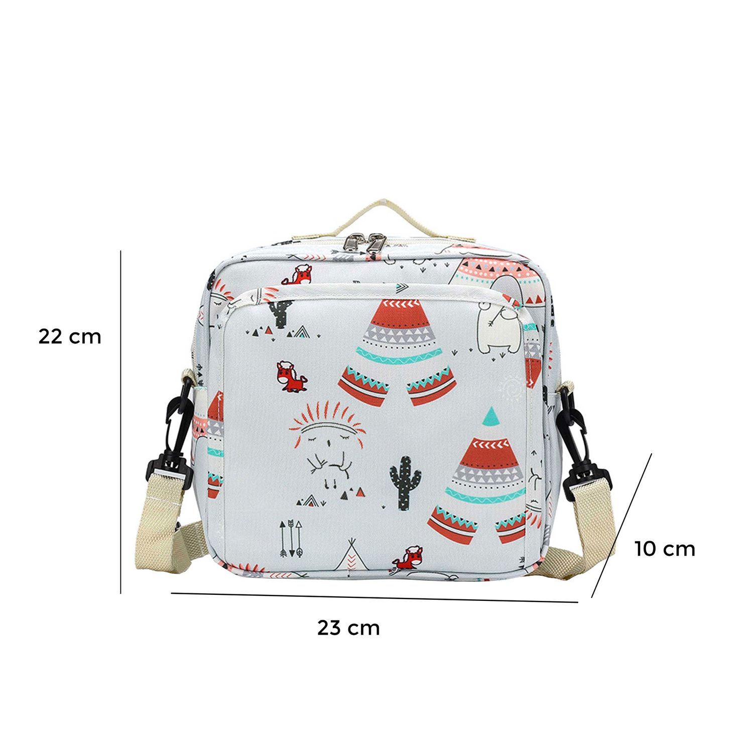 Geanta pentru mamici W (white) Geanta pentru mamiciBebumi W White fotografia produsului View 2 L