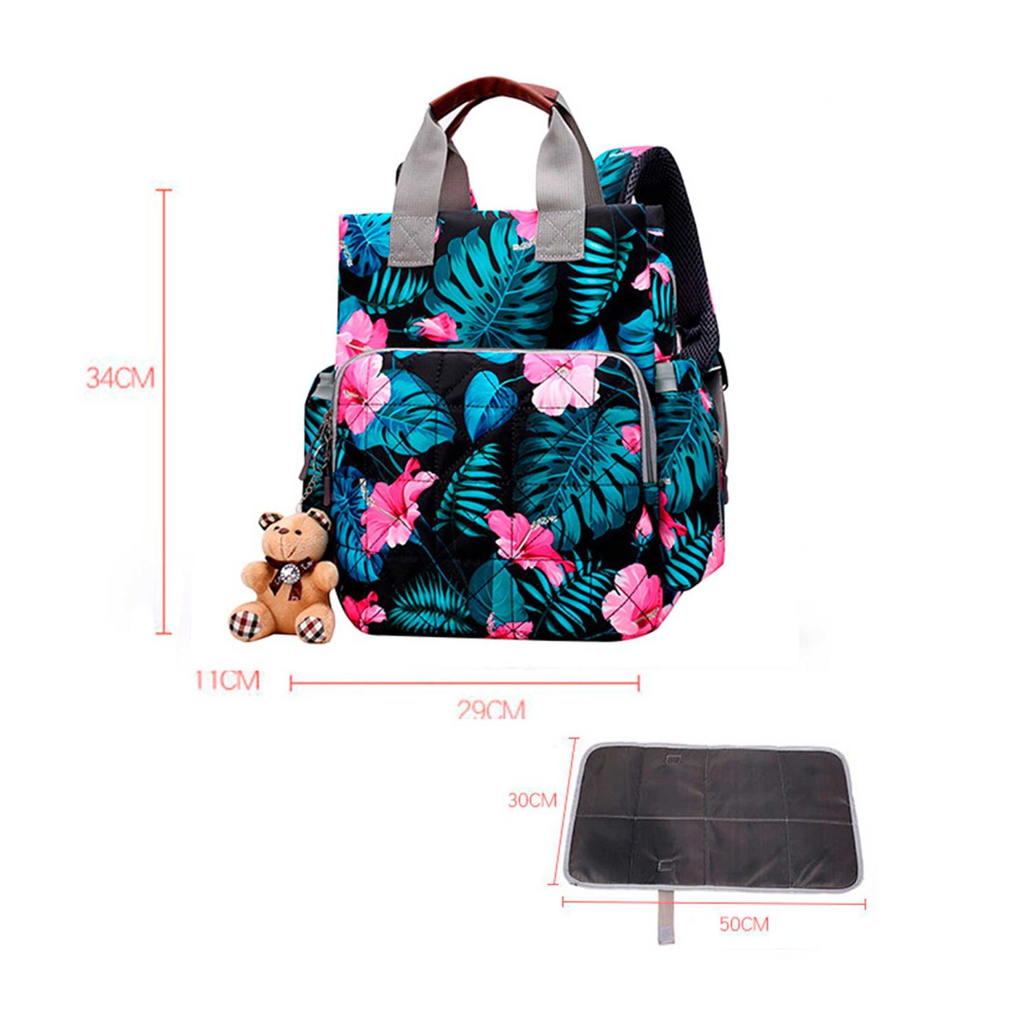Geanta pentru mamici K (multicolor) Geanta pentru mamiciBebumi K Multicolor fotografia produsului View 2 L