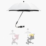 Umbrela pentru carucior, Gri, 75cm fotografia produsului View 2 S