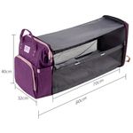 Rucsac pentru mamici F extensibil (purple) Rucsac pentru mamiciextensibil F Purple fotografia produsului View 2 S