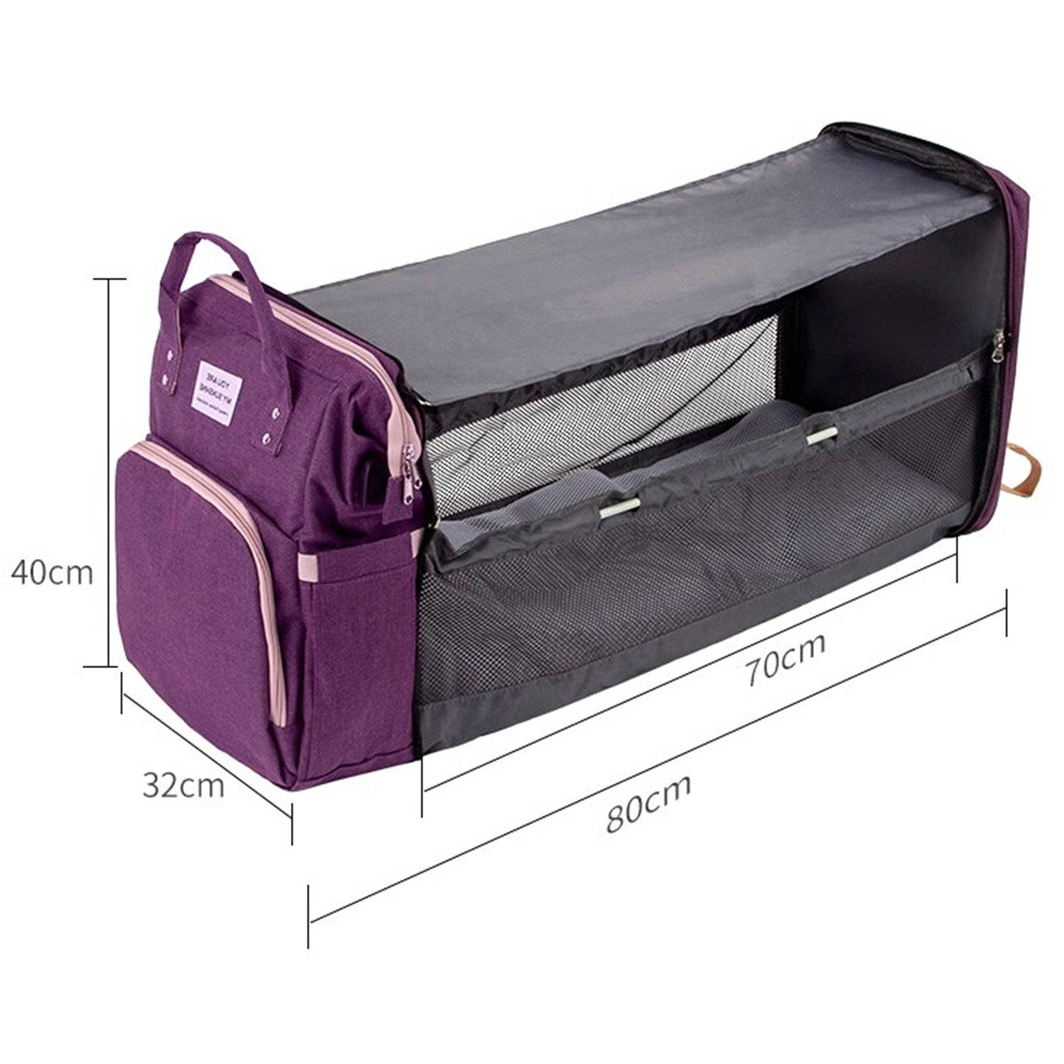Rucsac pentru mamici F extensibil (purple) Rucsac pentru mamiciextensibil F Purple fotografia produsului View 2 L