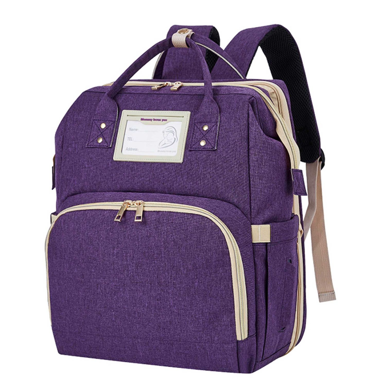 Rucsac pentru mamici F extensibil (purple) Rucsac pentru mamiciextensibil F Purple fotografia produsului