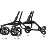 Carucior Bebumi Easy (Galben) Carucior sport,Bebumi Easy, Galben fotografia produsului View 6 S