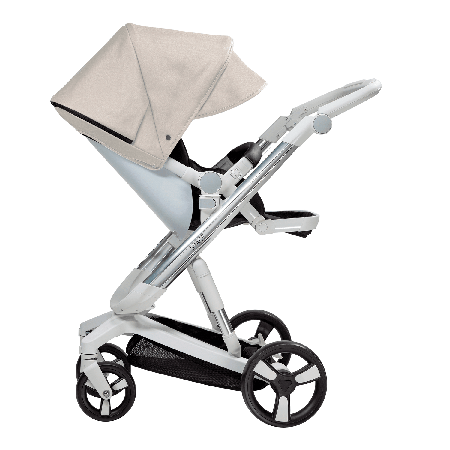 Carucior sport, Bebumi Space, Gray Light-Silver fotografia produsului View 3 L