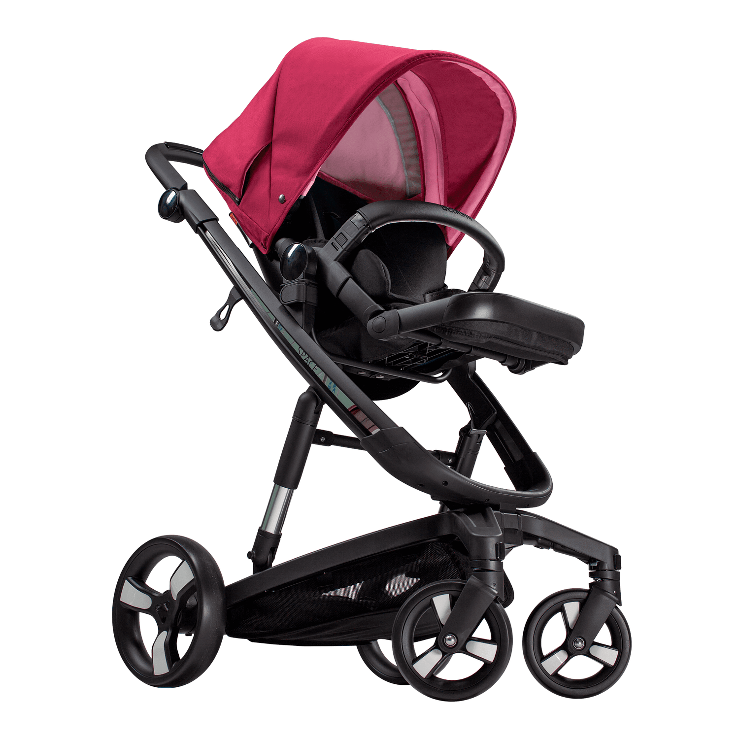 Carucior sport, Bebumi Space, Ruby-Negru fotografia produsului View 3 L