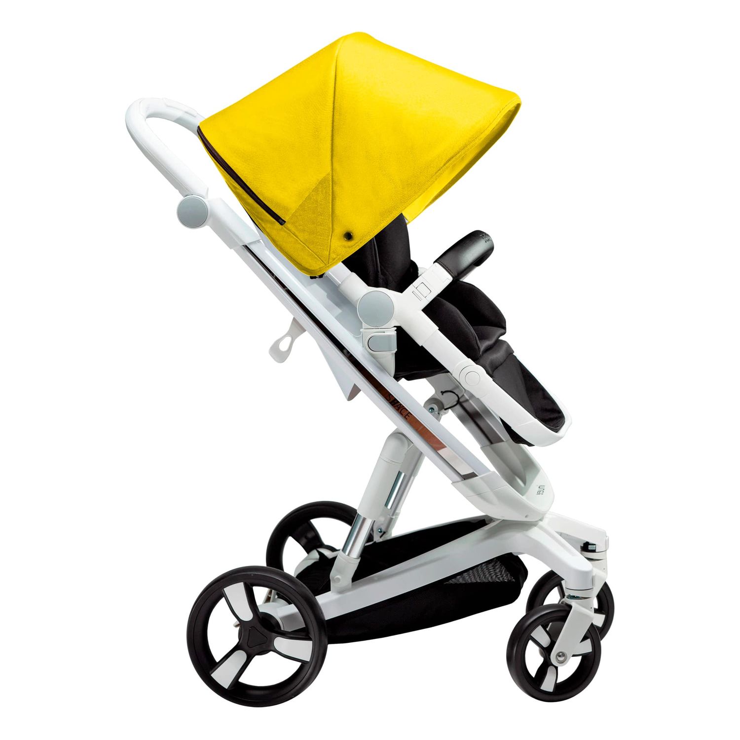 Carucior Bebumi Space Eco 2 in 1 (Yellow) Carucior sport, Bebumi Space Eco 2 in 1, Yellow-Alb fotografia produsului View 7 L