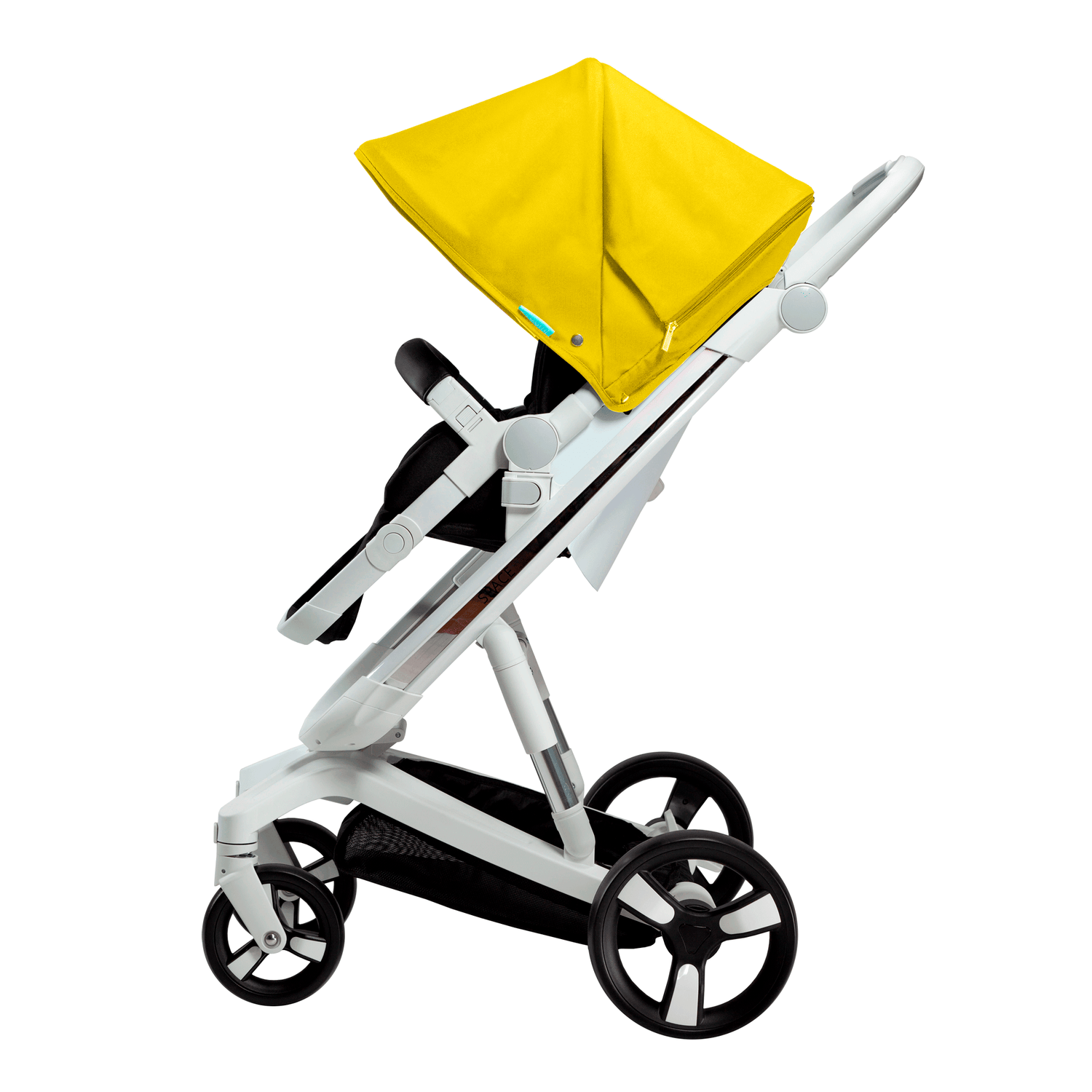 Carucior Bebumi Space Eco 2 in 1 (Yellow) Carucior sport, Bebumi Space Eco 2 in 1, Yellow-Alb fotografia produsului View 3 L