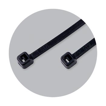 Colier din plastic benman 70786 negru 300 mm * 3.6 mm rezistenta 18.2 kg - 100 buc in set