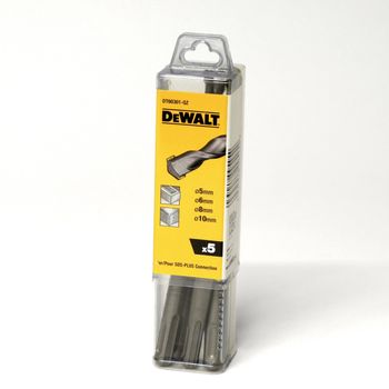 Set 5 burghie pt beton sds plus dewalt cu 2 taisuri