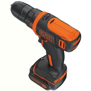 Masina de insurubat gaurit black decker bdcdd12-xk 10.8v 1 akku x 1.5ah 26nm 1.0-10mm 0.96kg