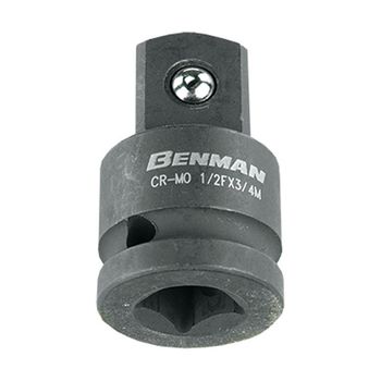 Adaptor pentru tubulara cu impact benman 71582 de la 1 2 inch la 3 4 inch