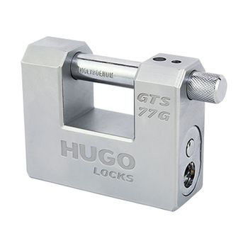 Lacat drept hugo 60199 77 mm diametru brat 12 mm 3 chei