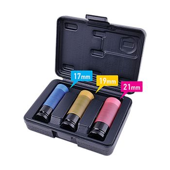 Set chei tubulare de impact benman 71071 3 buc17-19-21 mm * 85 mm