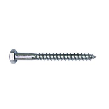 Surub metric cu cap hexagonal pentru lemn ff group 27375 m6 * 100 250 pcs