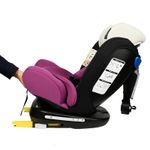 Scaun Auto Tweety Mandara Purple cu Isofix rotativ 360 grade 0 36 kg baza neagra fotografia produsului View 3 S