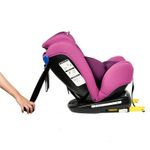 Scaun Auto Tweety Purple cu Isofix rotativ 360 grade BUF BOOF 0 36 kg baza neagra fotografia produsului View 4 S