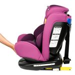 Scaun Auto Tweety Purple cu Isofix rotativ 360 grade BUF BOOF 0 36 kg baza neagra fotografia produsului View 5 S