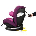 Scaun auto Mos Martin BUF BOOF cu ISOFIX Purple 137 grade pozitie somn 0-36 kg fotografia produsului View 3 S