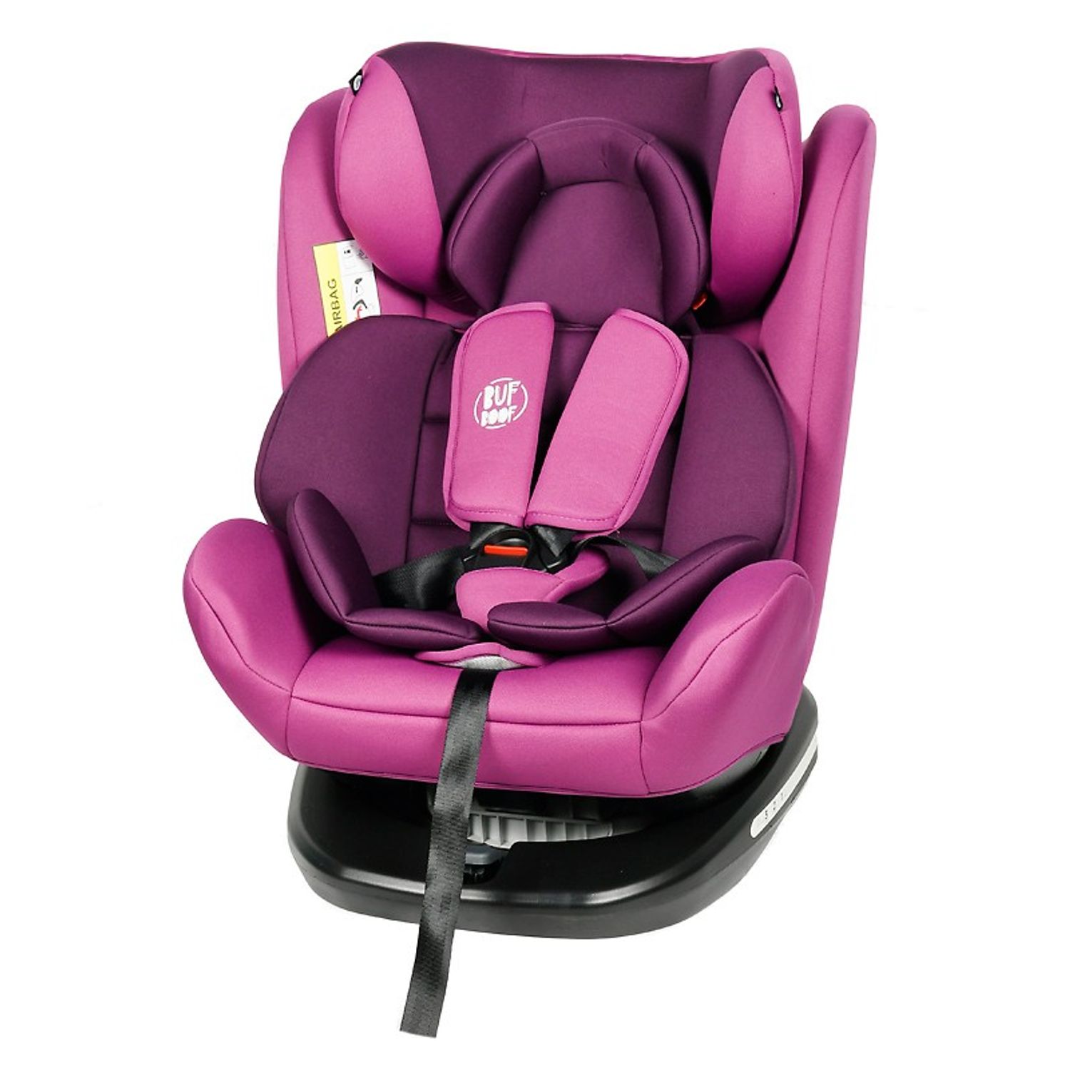 Scaun Auto Tweety Purple cu Isofix rotativ 360 grade BUF BOOF 0 36 kg baza neagra fotografia produsului View 2 L