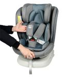 Scaun Auto Tweety Plus DELUXE BUF BOOF Light Blue cu Isofix rotativ 360 grade 0 36 kg fotografia produsului View 5 S