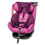Scaun Auto Tweety Purple cu Isofix rotativ 360 grade BUF BOOF 0 36 kg baza neagra fotografia produsului